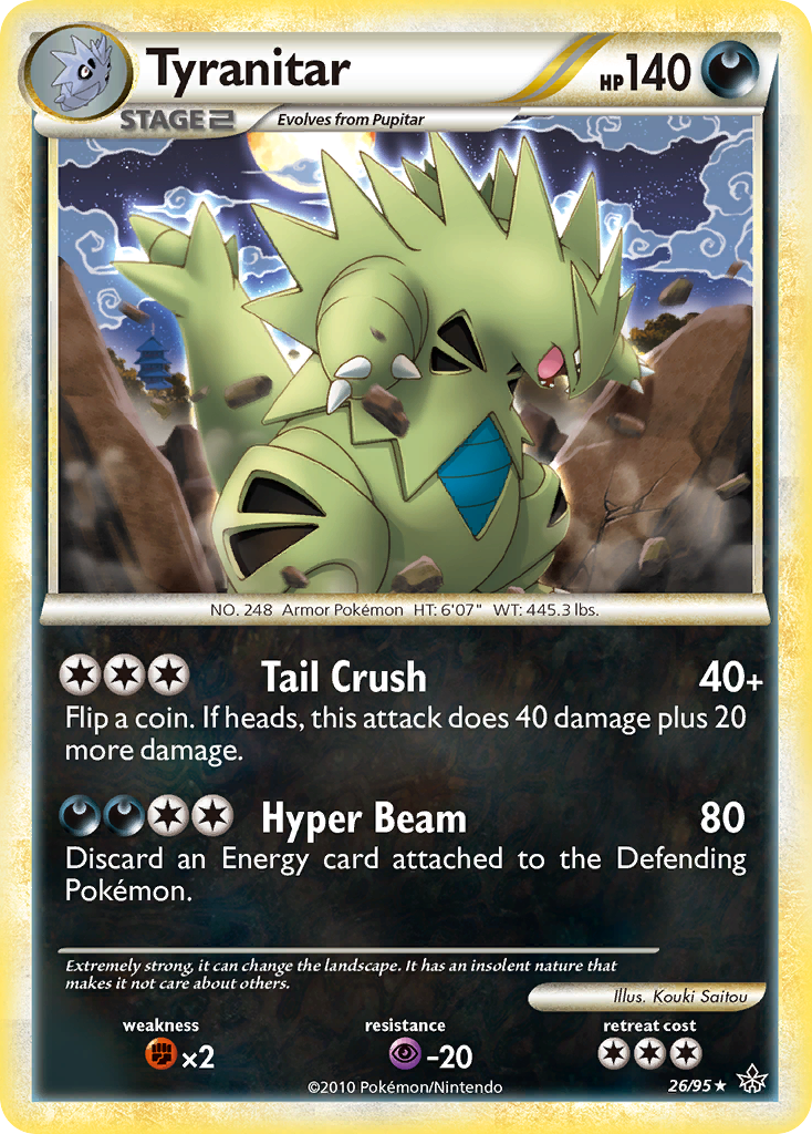 Tyranitar  Unleashed - Rare