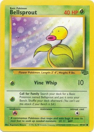 Bellsprout 049/64  - Unlimited Jungle - Common