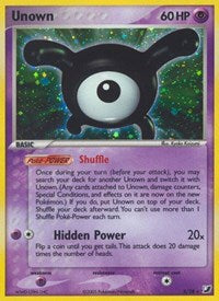 Unown (X)  - Holofoil Unseen Forces - Holo Rare