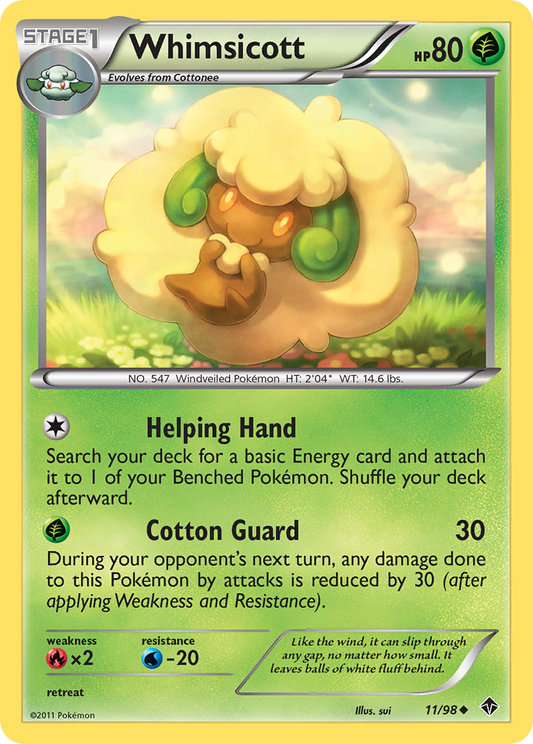 Whimsicott (11)  Emerging Powers - Uncommon