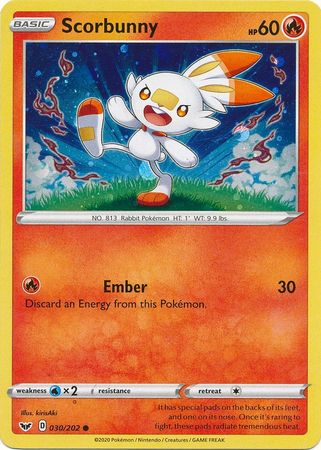 Scorbunny 030/202  - Holofoil Blister Exclusives - Promo