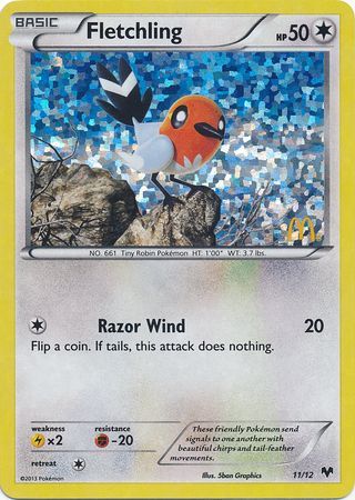 Fletchling - 11/12/12  - Holofoil McDonalds Promos 2014 - Promo