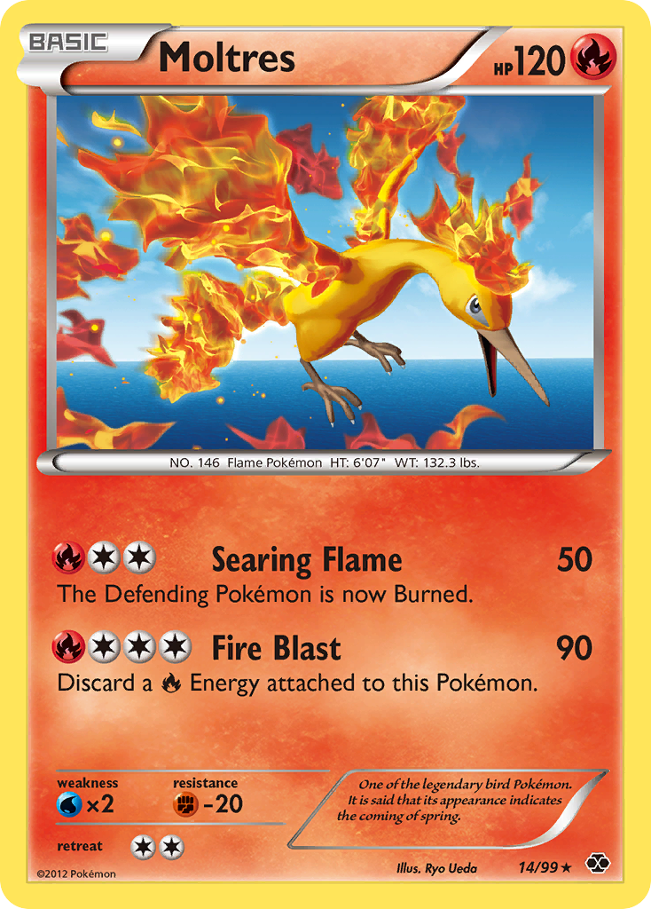 Moltres 014  - Holofoil Next Destinies - Holo Rare