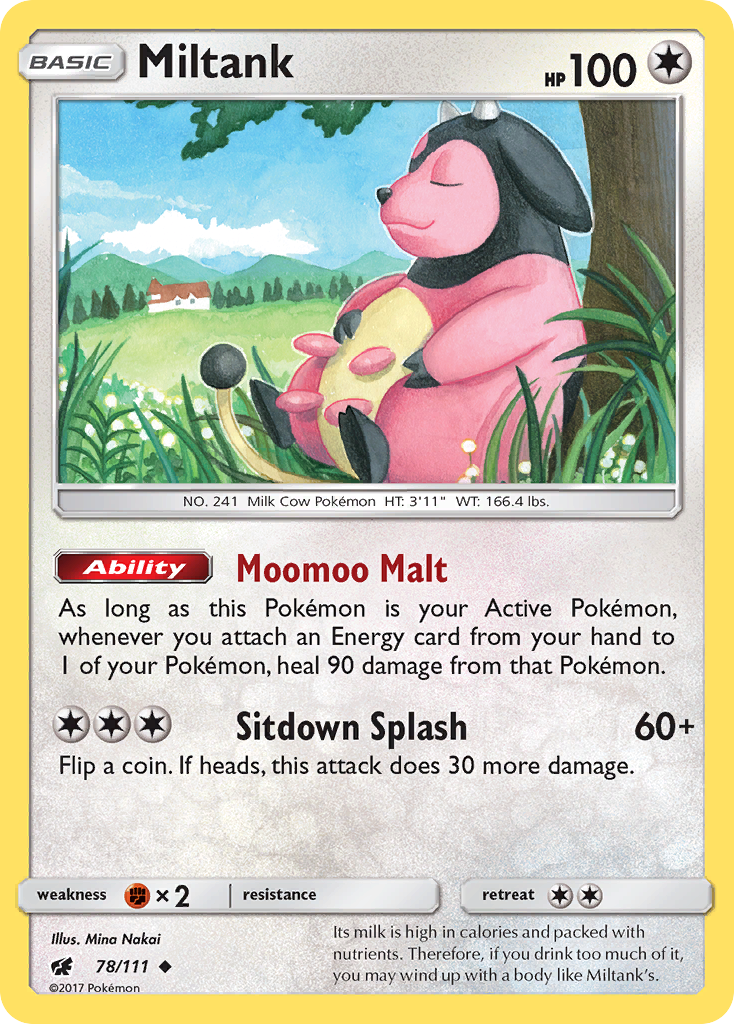 Miltank 078  SM  Crimson Invasion - Uncommon
