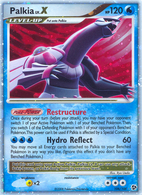 Palkia LV.X  - Holofoil Great Encounters - Ultra Rare