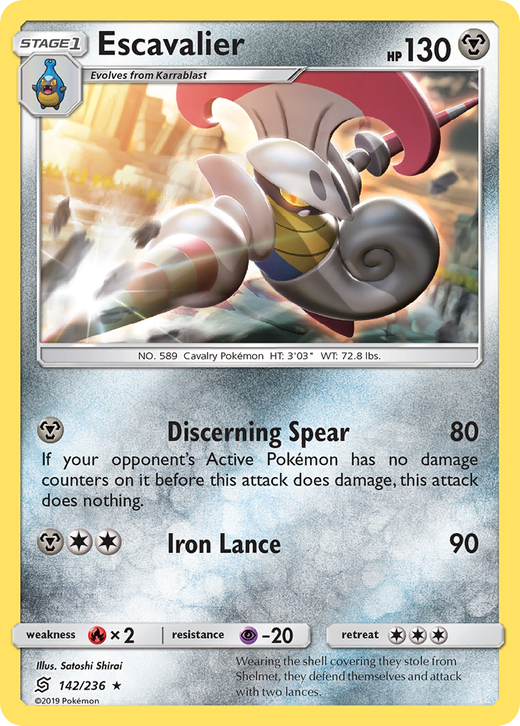 Escavalier  SM  Unified Minds - Rare