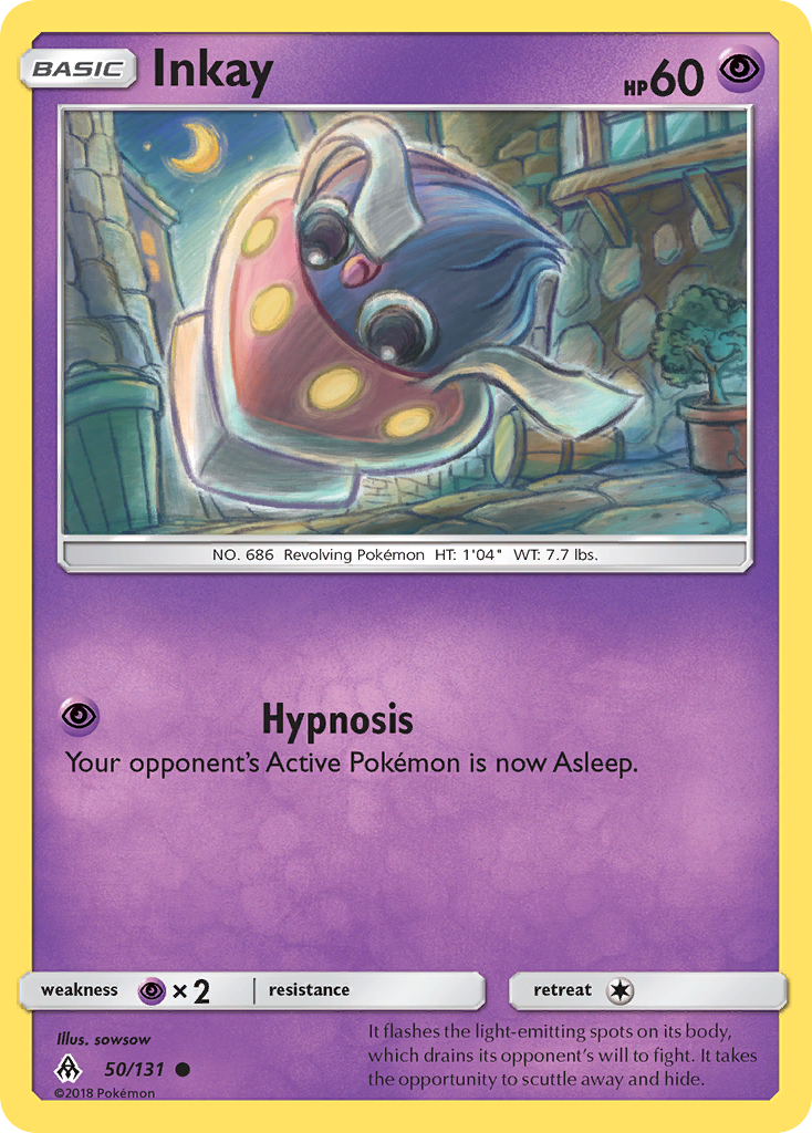 Inkay 050  SM  Forbidden Light - Common