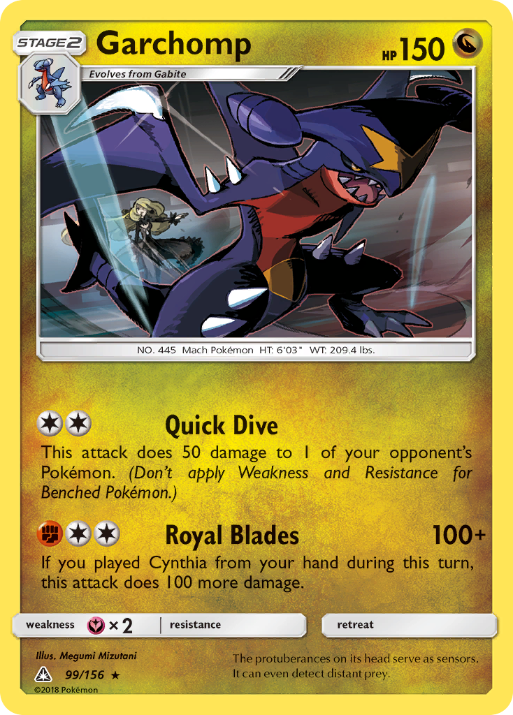 Garchomp 099  SM  Ultra Prism - Rare