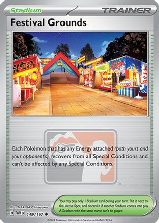 Festival Grounds 149/167  - Reverse Holofoil League & Championship Cards - Uncommon