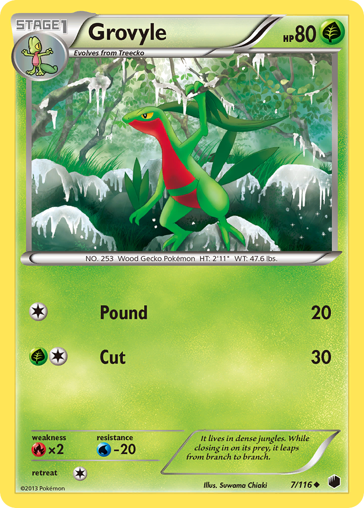 Grovyle  Plasma Freeze - Uncommon