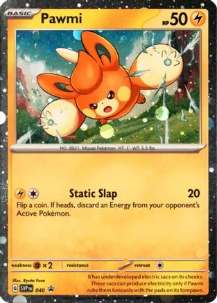 Pawmi 040  - Holofoil SV Scarlet & Violet Promo Cards - Promo