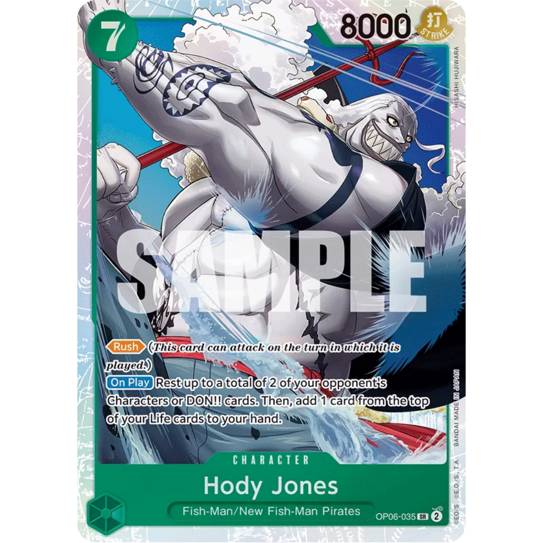 Hody Jones (035) (OP06-035) - Wings of the Captain Foil