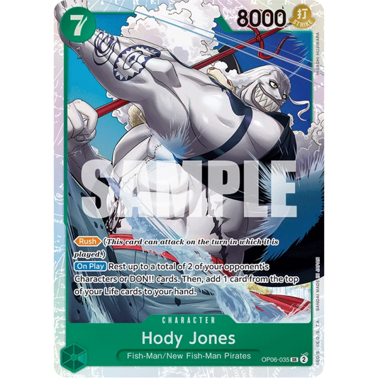 Hody Jones (035) (OP06-035) - Wings of the Captain Foil
