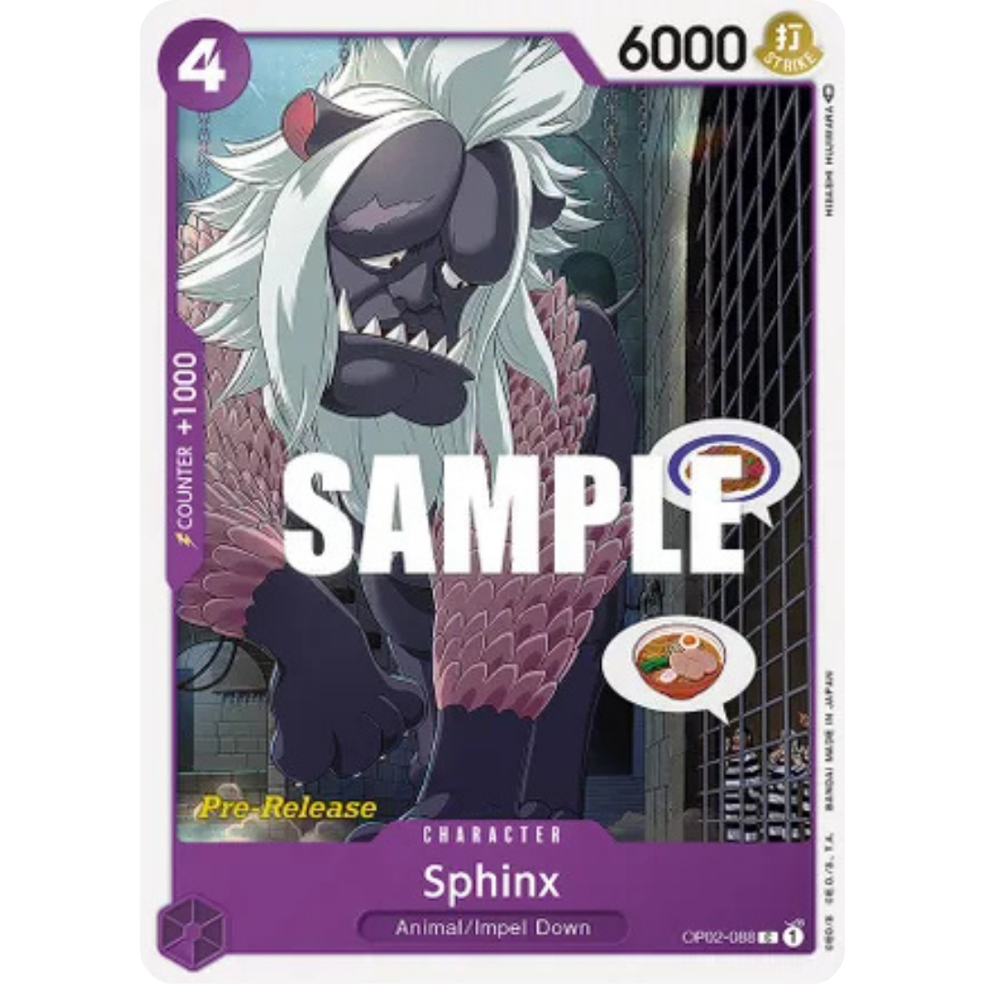 Sphinx (OP02-088) - Paramount War Pre-Release Cards
