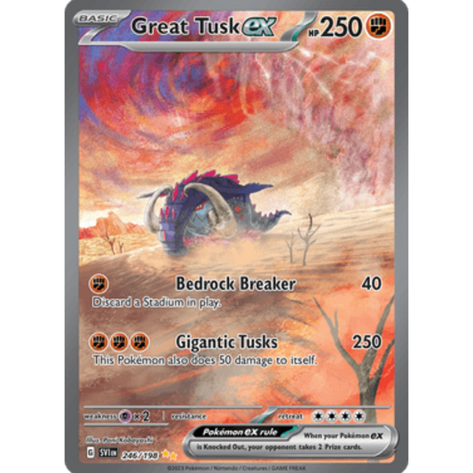 Great Tusk ex (246/198) [Scarlet & Violet: Base Set]