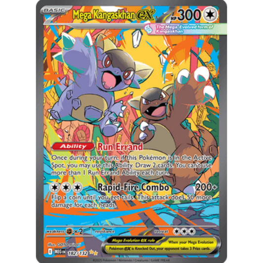 Mega Kangaskhan ex 182/132  - Holofoil ME01 Mega Evolution - Special Illustration Rare