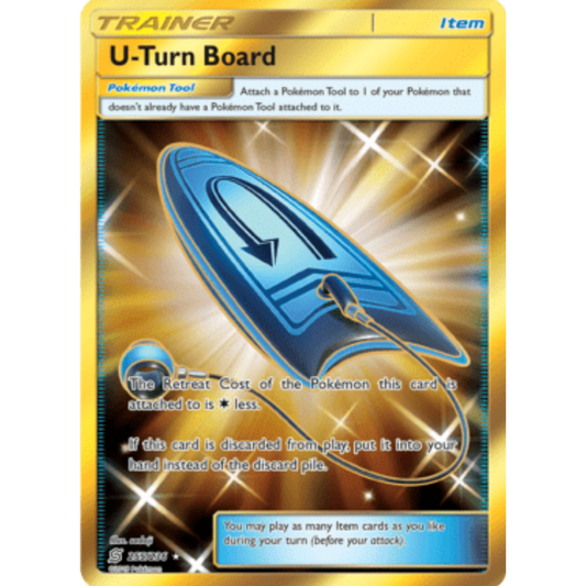 U-Turn Board (Secret) 255  - Holofoil SM  Unified Minds - Secret Rare