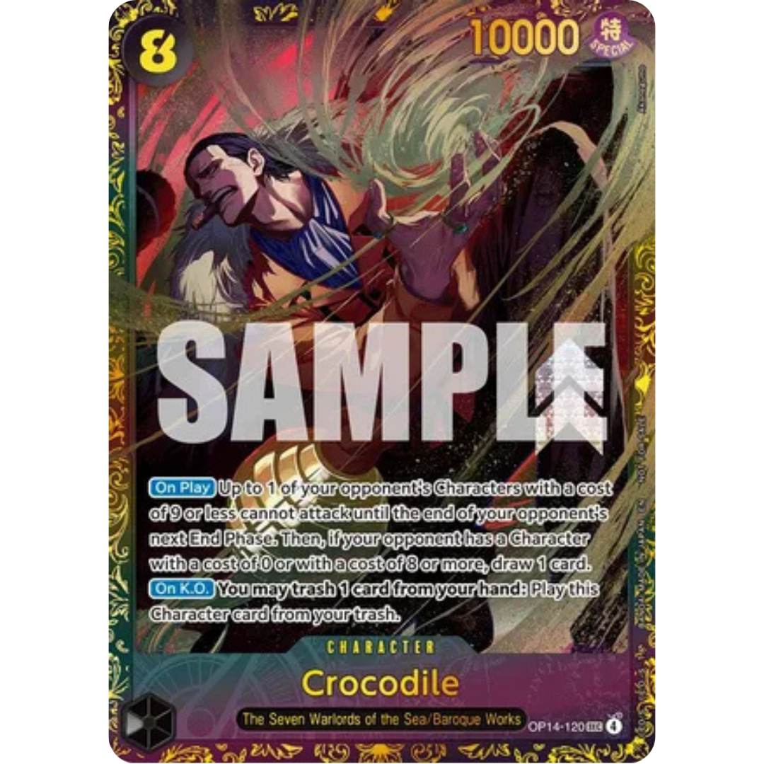 Crocodile - OP14-120 (CS26-27 Regionals Season 1) (OP14-120) - One Piece Promotion Cards Foil