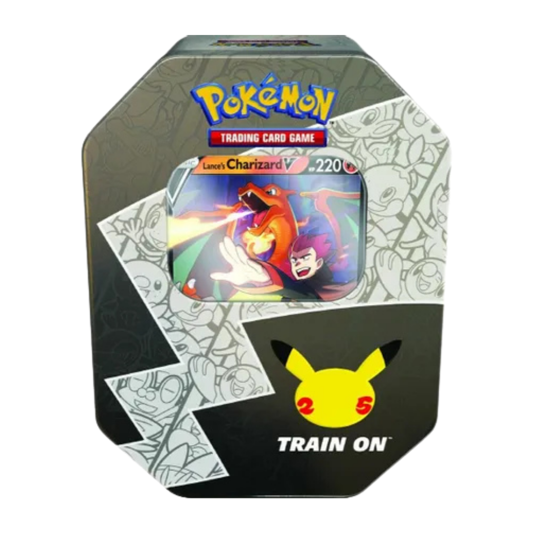 Pokemon Celebrations International Tin [Lance's Charizard V]