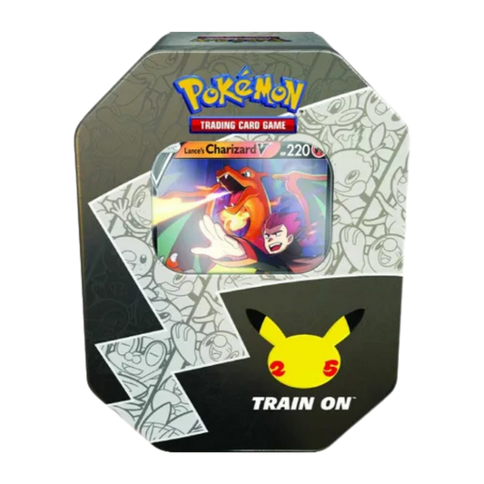 Pokemon Celebrations International Tin [Lance's Charizard V]