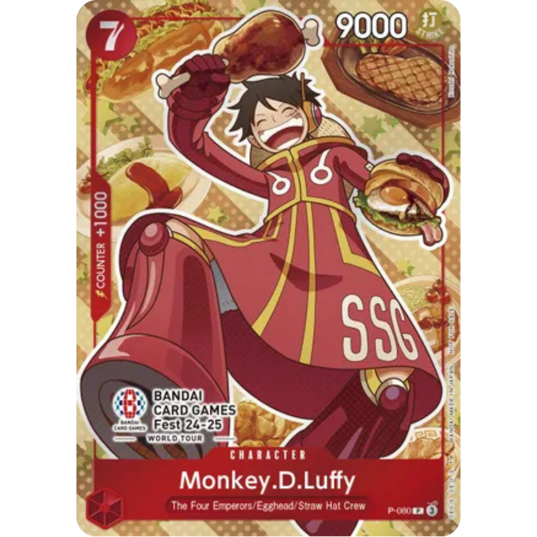 Monkey.D.Luffy (Bandai Card Games Fest 24-25) (P-080) - One Piece Promotion Cards