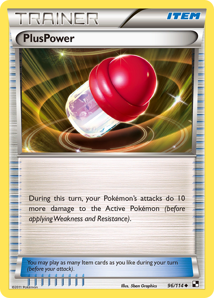 PlusPower  Black and White - Uncommon