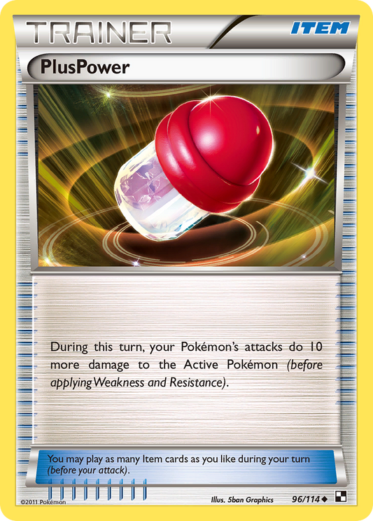 PlusPower  Black and White - Uncommon