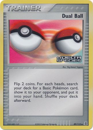 Dual Ball 089  - Reverse Holofoil Delta Species - Uncommon
