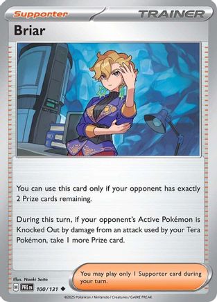 Briar 100  - Reverse Holofoil SV Prismatic Evolutions - Uncommon