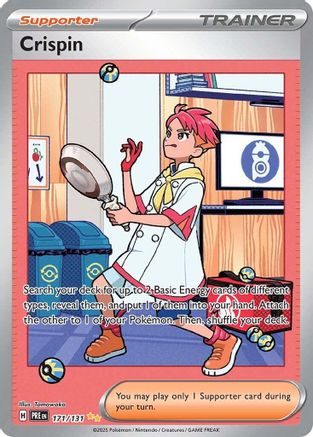 Crispin 171/131  - Holofoil SV Prismatic Evolutions - Special Illustration Rare