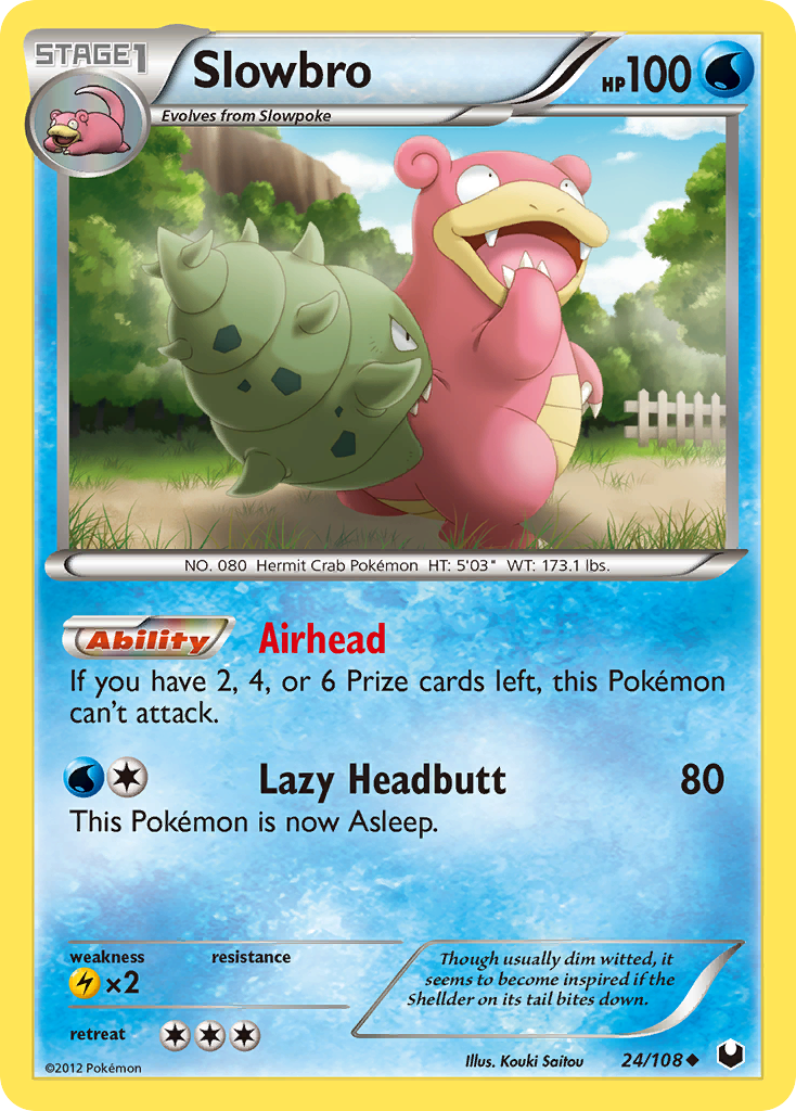 Slowbro 024  Dark Explorers - Uncommon