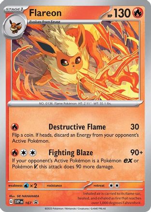 Flareon 167  - Holofoil SV Scarlet & Violet Promo Cards - Promo