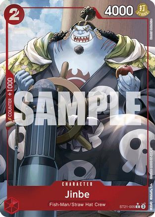 Jinbe (Parallel) (ST21-005) - Starter Deck EX: Gear 5 Foil