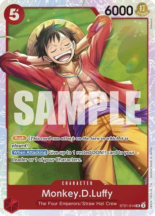 Monkey.D.Luffy (014) (ST21-014) - Starter Deck EX: Gear 5 Foil