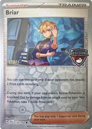 Briar 132/142  - Reverse Holofoil League & Championship Cards - Uncommon