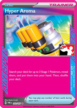 Hyper Aroma 152  - Holofoil Prize Pack Series Cards - ACE SPEC Rare