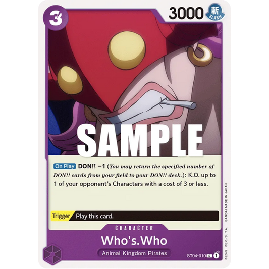 Who's.Who (ST04-010) - Starter Deck 4: Animal Kingdom Pirates