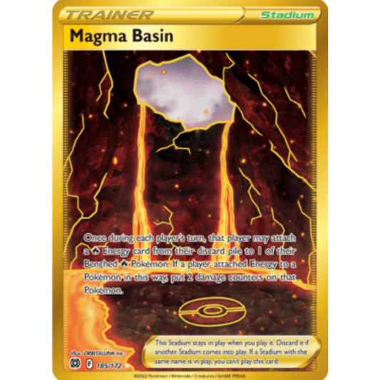 Magma Basin (185/172) [Sword & Shield: Brilliant Stars]