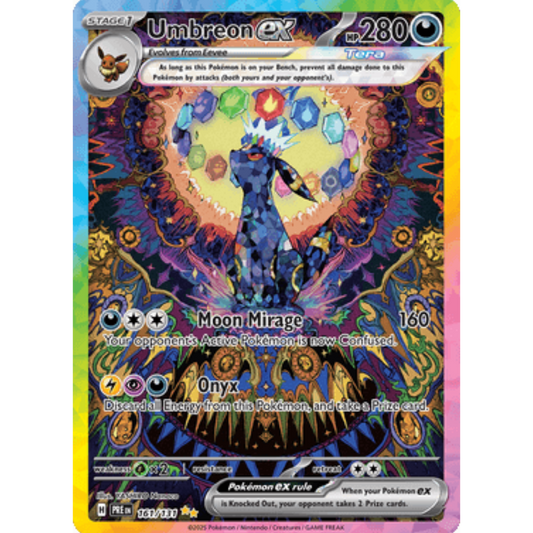 Umbreon ex 161/131  - Holofoil SV Prismatic Evolutions - Special Illustration Rare