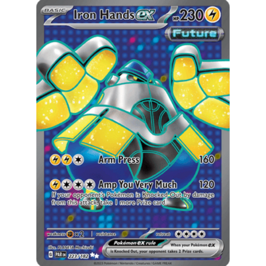 Iron Hands ex 223/182  - Holofoil SV04 Paradox Rift - Ultra Rare