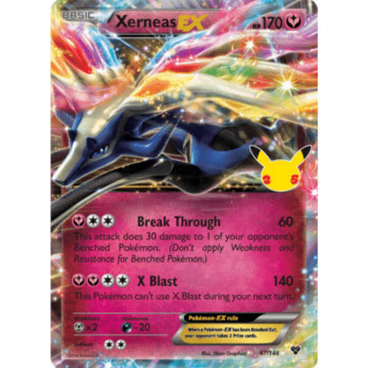 Xerneas EX 097/146  - Holofoil Celebrations Classic Collection - Classic Collection