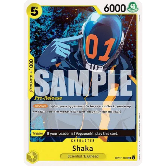 Shaka (OP07-101) - 500 Years in the Future Pre-Release Cards