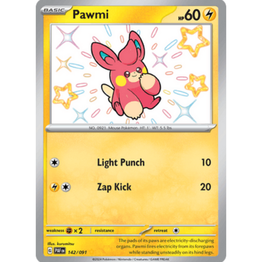 Pawmi (142/091) [Scarlet & Violet: Paldean Fates]