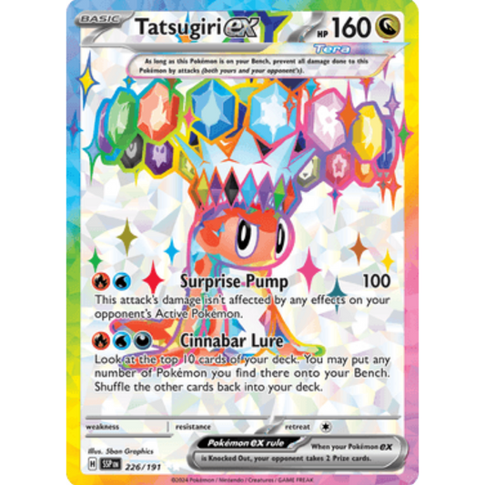 Tatsugiri ex 226/191  - Holofoil SV08 Surging Sparks - Ultra Rare