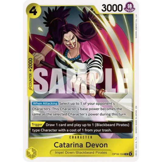 Catarina Devon (OP16-104) - The Time of Battle Foil