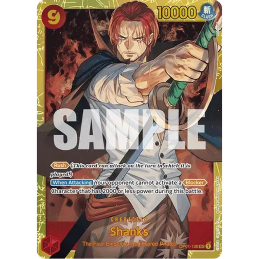 Shanks (OP01-120) (Reprint) (OP01-120) - Premium Booster -The Best- Foil