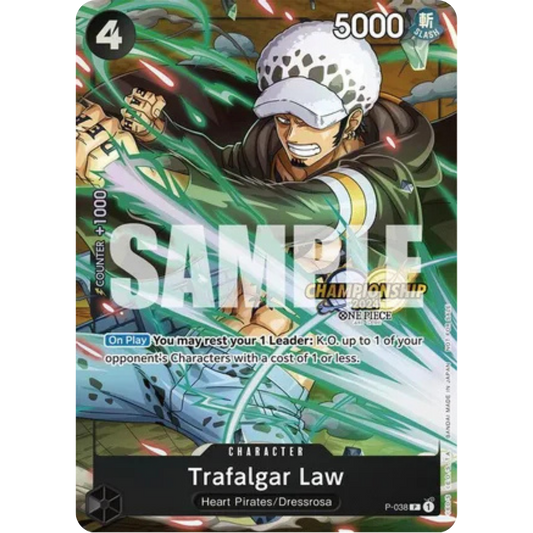 Trafalgar Law - P-038 (CS 2024 Event Pack) (P-038) - One Piece Promotion Cards Foil