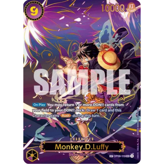 Monkey.D.Luffy - OP09-119 (SP) (OP09-119) - Carrying On His Will Foil