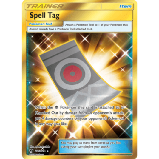 Spell Tag (Secret) 235  - Holofoil SM  Lost Thunder - Secret Rare