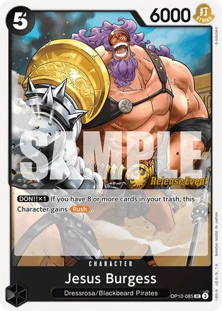 Jesus Burgess (OP10-085) - Royal Blood Release Event Cards